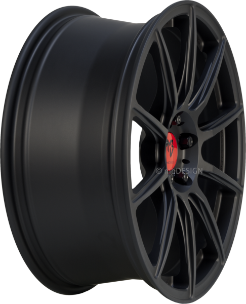 mbDESIGN MF1 - 8,5x19 ET40 - 5x114,3 - Schwarz stumpfmatt
