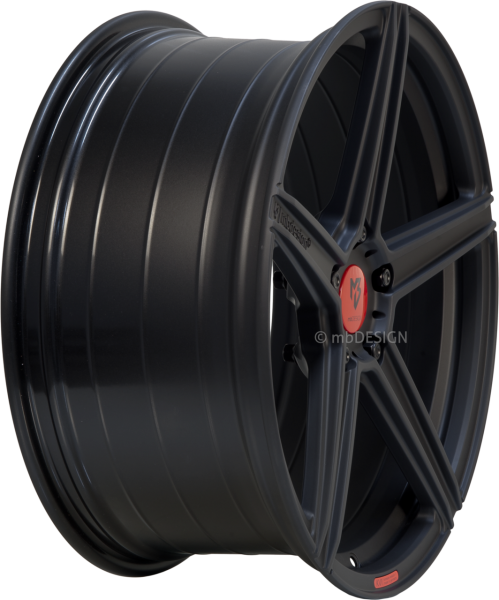 mbDESIGN KV1S - 9x21 ET30 - 5x115 - Schwarz stumpfmatt