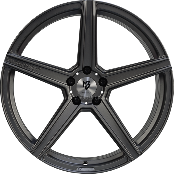 mbDESIGN KV1S DC - 10,5x21 ET40 - 5x120 - Mattgrau
