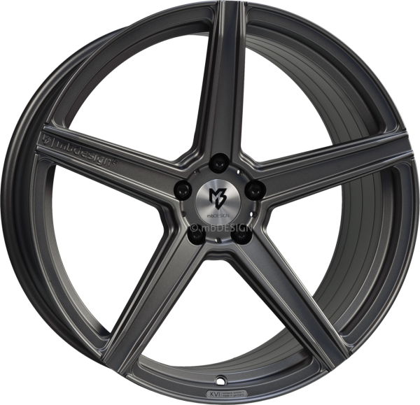 mbDESIGN KV1S DC - 10,5x21 ET40 - 5x120 - Mattgrau