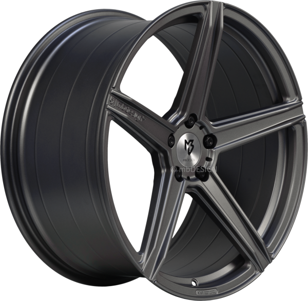 mbDESIGN KV1S DC - 10,5x21 ET40 - 5x120 - Mattgrau