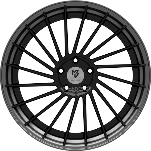 mbDESIGN VR3.2 - 9x20 ET35 - 5x112 - Glanzschwarz/Mattgrau