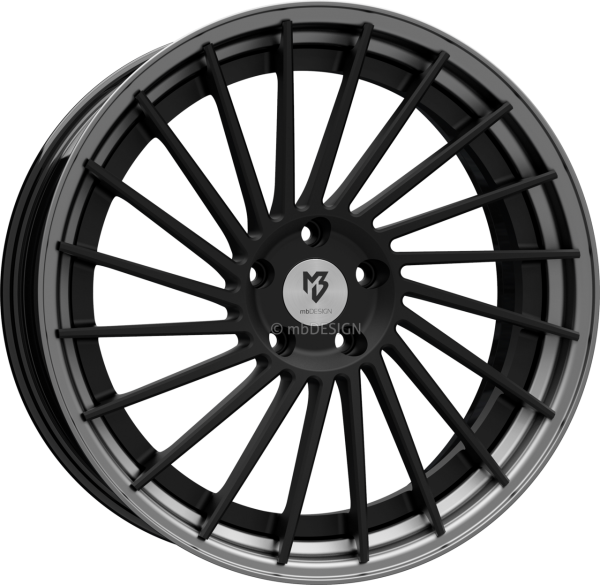 mbDESIGN VR3.2 - 9x20 ET35 - 5x112 - Schwarz stumpfmatt/Mattgrau