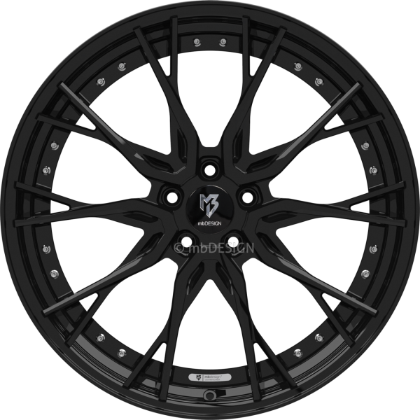 mbDESIGN KV3.2 - 9x21 ET25 - 5x112 - Glanzschwarz