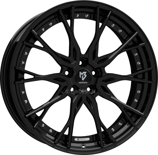 mbDESIGN KV3.2 - 9x21 ET25 - 5x112 - Glanzschwarz