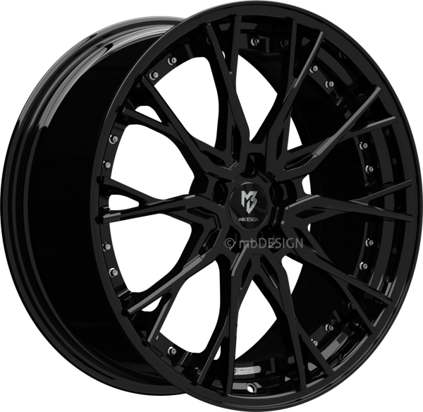 mbDESIGN KV3.2 - 9x21 ET25 - 5x112 - Glanzschwarz