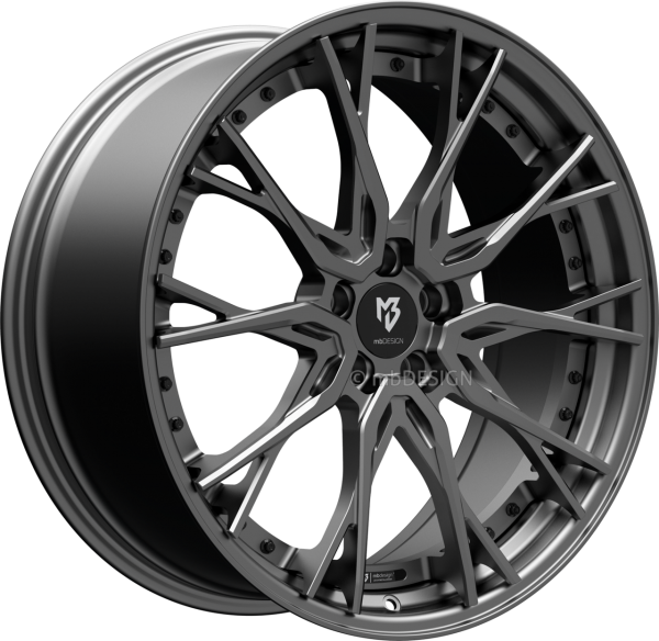 mbDESIGN KV3.2 - 9x21 ET35 - 5x112 - Mattgrau/Mattgrau