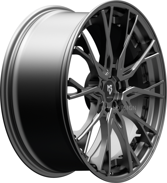 mbDESIGN KV3.2 - 9x21 ET35 - 5x112 - Mattgrau/Mattgrau