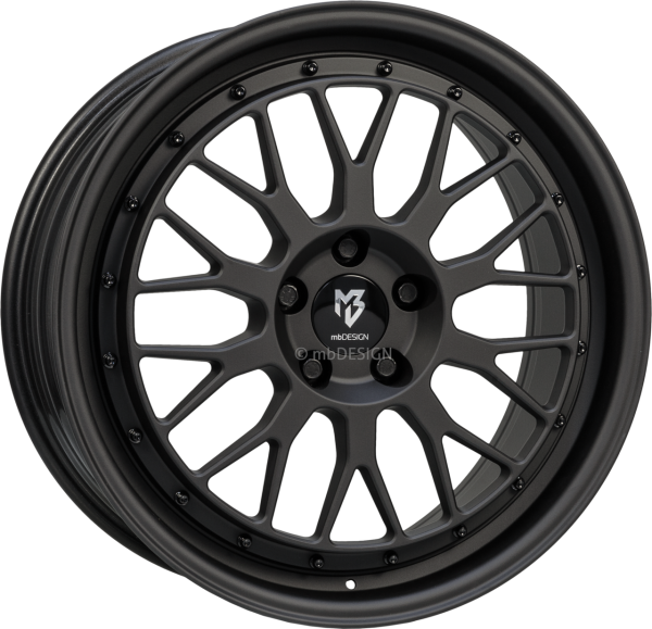 mbDESIGN LV1 - 8,5x19 ET42 - 5x120 - Schwarz stumpfmatt
