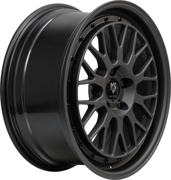 mbDESIGN LV1 - 8,5x19 ET42 - 5x120 - Schwarz stumpfmatt