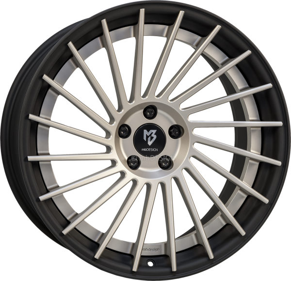 mbDESIGN VR3.2 - 9x20 ET25 - 5x112 - Champagner matt/Schwarz stumpfmatt