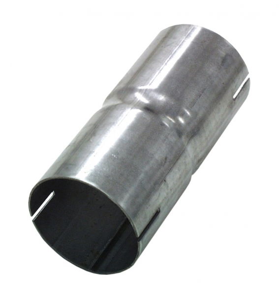 2.5"" Doppelmuffe aluminierter Stahl