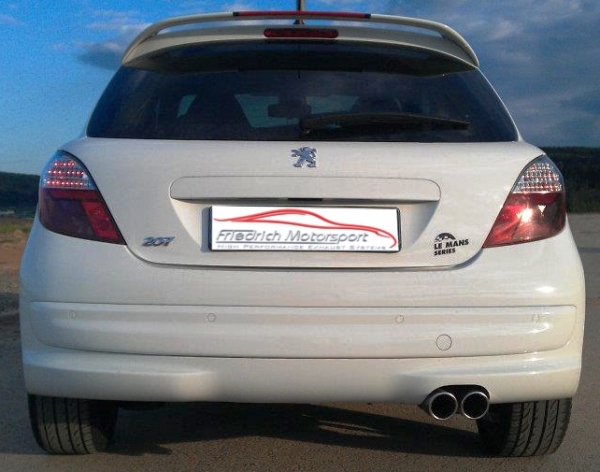 SportendschalldÃ¤mpfer Peugeot 207