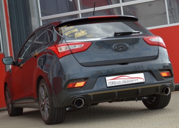 Duplex SportendschalldÃ¤mpfer Hyundai i30 GDH+Coupe
