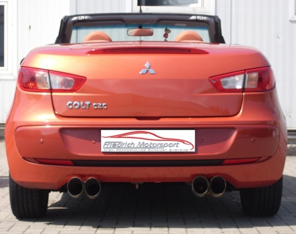 Duplex SportendschalldÃ¤mpfer Mitsubishi Colt CZC Cabrio