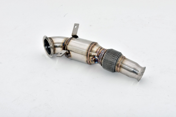 76mm Downpipe mit Sport-Kat. Ford Fiesta ST JHH