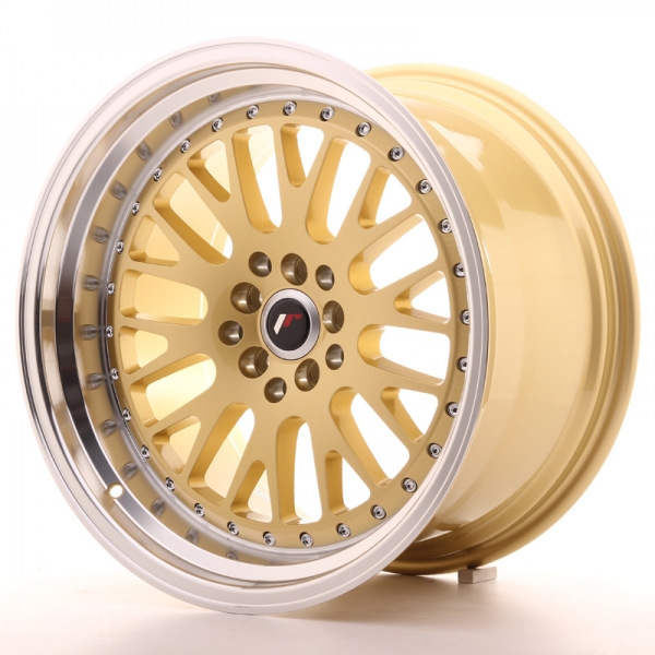 JR Wheels JR10 18x10,5 ET25 5x112+114,3 Gold Machined Lip