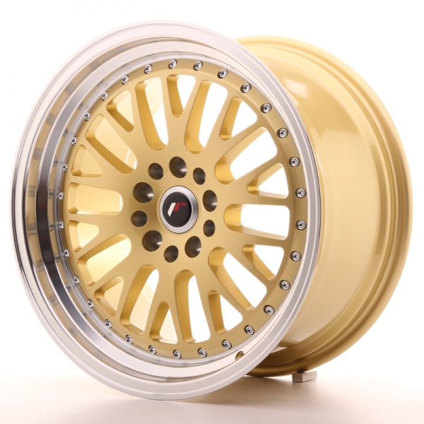 JR Wheels JR10 18x9,5 ET40 5x112+114 Gold Machined Lip