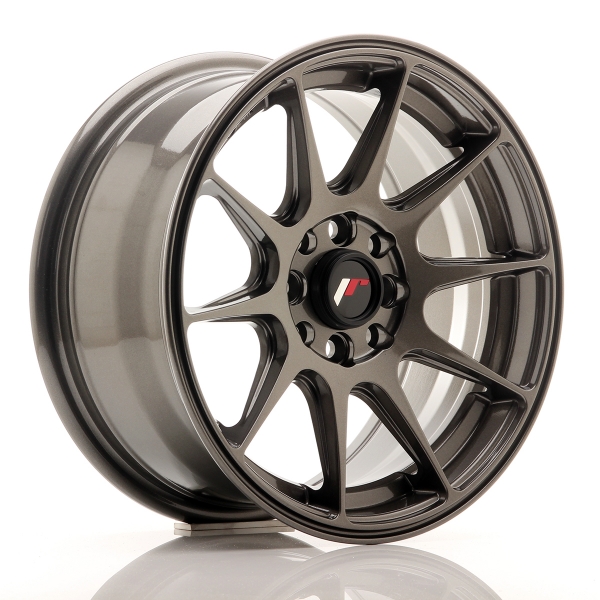 JR Wheels JR11 15x7 ET30 4x100+114 Hyper Gray