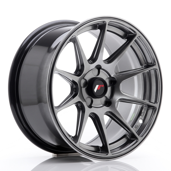 JR Wheels JR11 16x8 ET25 Dark Hyper Black