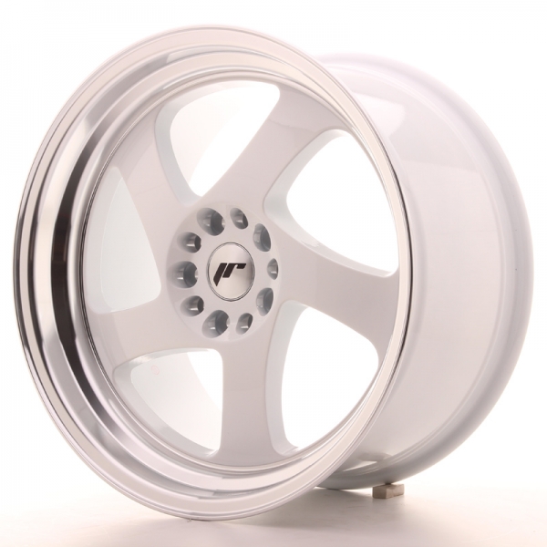 JR Wheels JR15 18x9,5 ET40 5x112+114 White Machined Lip