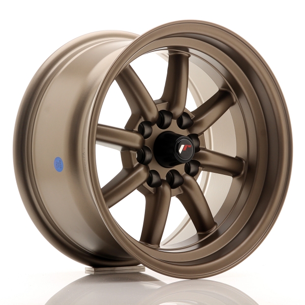 JR Wheels JR19 15x8 ET0 4x100+114 Matt Bronze