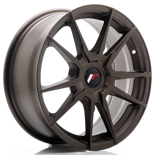 JR Wheels JR21 17x7 ET25-40 Matt Bronze
