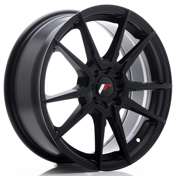 JR Wheels JR21 17x7 ET25 4x100+108 Matt Black