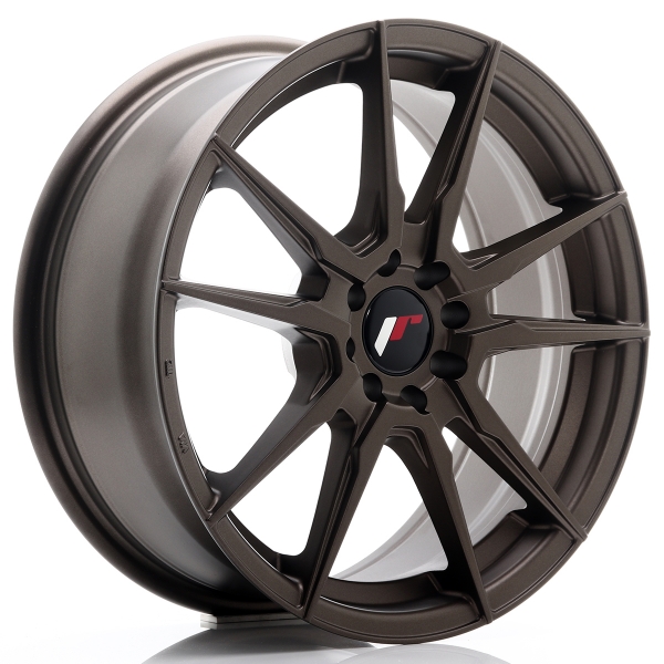 JR Wheels JR21 17x7 ET25 4x100+108 Matt Bronze