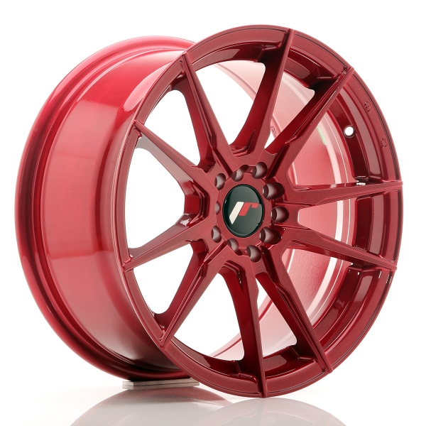JR Wheels JR21 17x8 ET35 5x100+114 Platinum Red