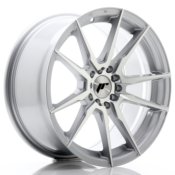 JR Wheels JR21 17x8 ET35 5x110+120 Silver Machined Face