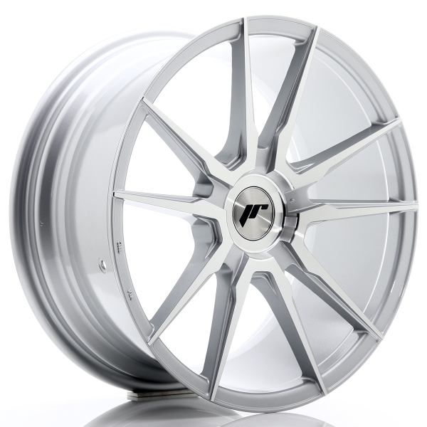 JR Wheels JR21 18x8,5 ET20-40 Silver Machined Face