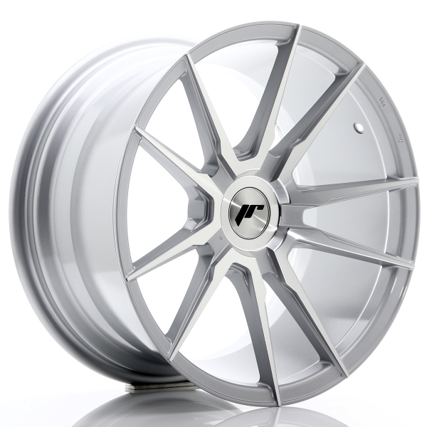 JR Wheels JR21 18x9,5 ET20-40 Silver Machined Face