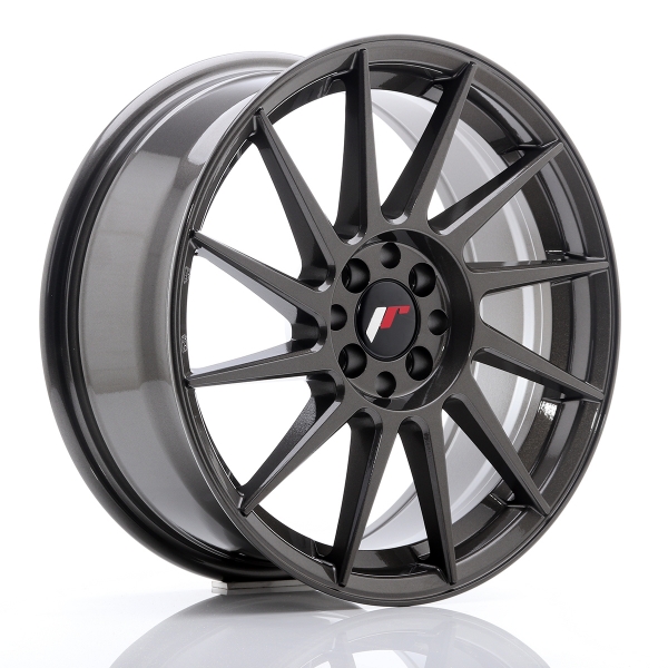 JR Wheels JR22 17x7 ET25 4x100+108 Hyper Gray