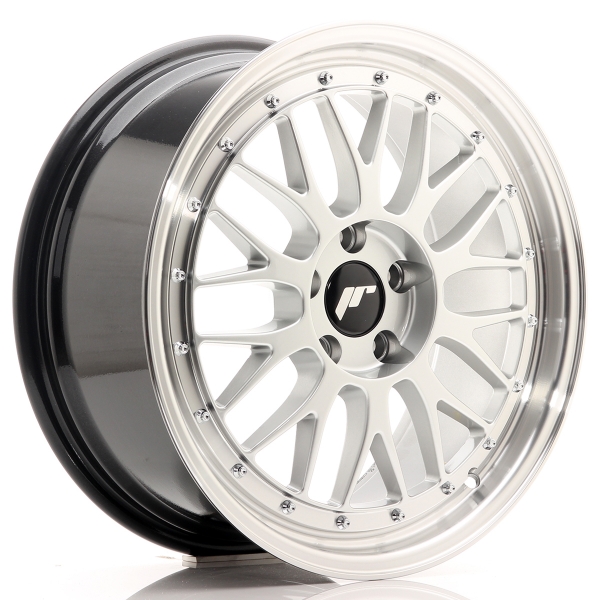 JR Wheels JR23 18x8 ET40 5x112 Hyper Silver Machined Lip