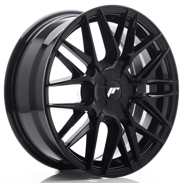 JR Wheels JR28 17x7 ET20-45 Glossy Black