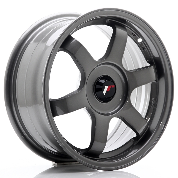 JR Wheels JR3 15x7 ET35-42 Gun Metal