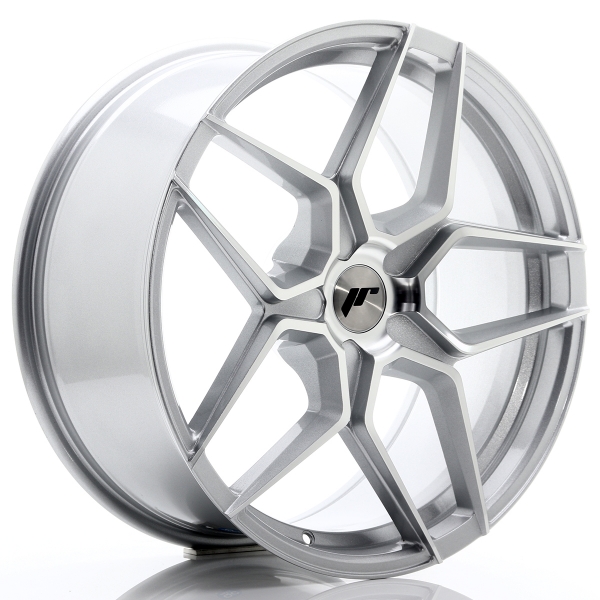 JR Wheels JR34 20x9 ET20-40 Silver Machined Face