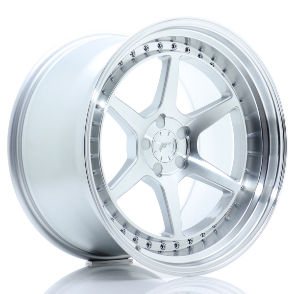 JR Wheels JR43 18x8,5 ET15-35 5H BLANK Silver w/Machined Face
