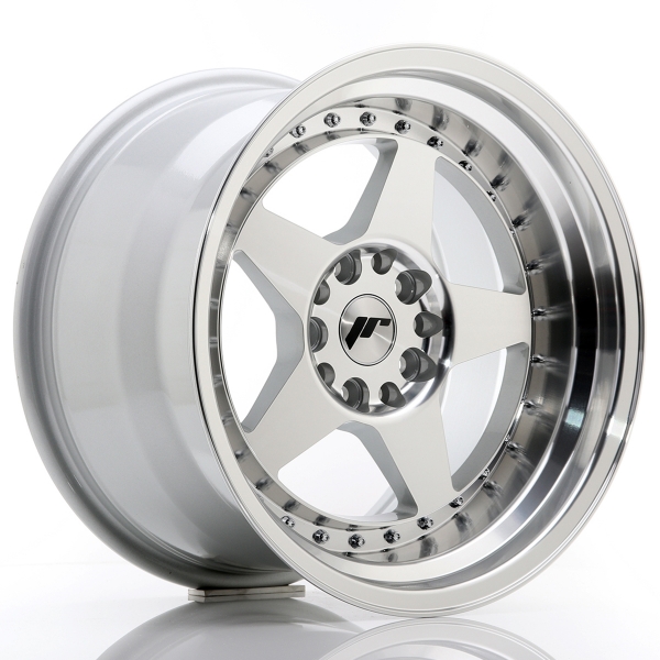 JR Wheels JR6 17x10 ET20 5x114+120 Silver Machined Face