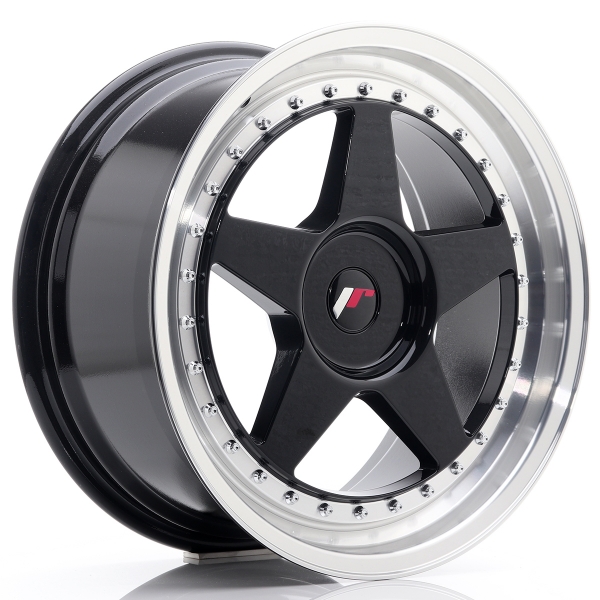 JR Wheels JR6 18x8,5 ET20-40 Gloss Black Machined