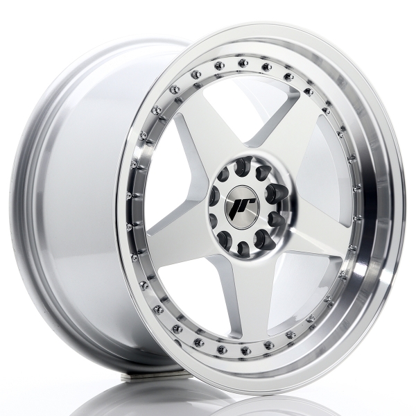 JR Wheels JR6 18x9,5 ET35 5x100+120 Silver Machined Face
