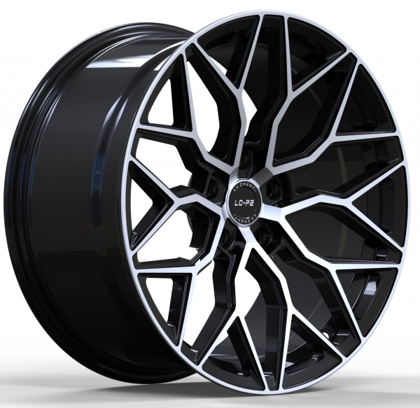 LC-P2 8,5x19 ET 30 LK 5x120 Black Machined