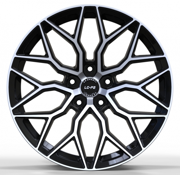LC-P2 8,5x19 ET 30 LK 5x120 Black Machined