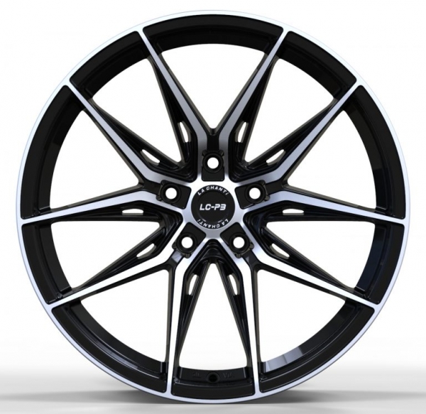 LC-P3 8,5x19 ET 33 LK 5x120 Black Machined
